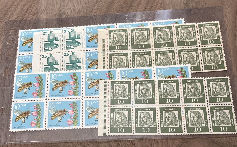 5 MNH GERMANY BOOKLET PANE SEE SCAN TFOR CONTENT 1312