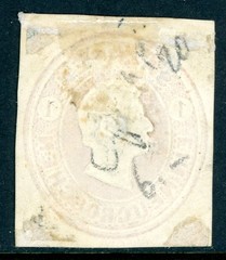 Germany 1859 Saxony King Johann 1 NG Cut Square Mint K895