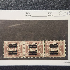 Germany Local Hamburg strip of 3 MOGNH 1880-99 – CV $15-$90 – Lot #11549A-B