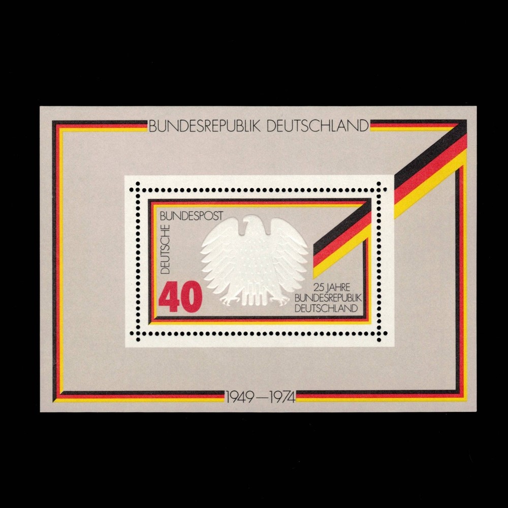 Germany, Scott 1145, Federal Eagle & Flag, SS, 1974, MNH, 110264