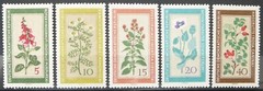 Germany DDR stamps – Local Medicinal Flowers_1960 – MNH.