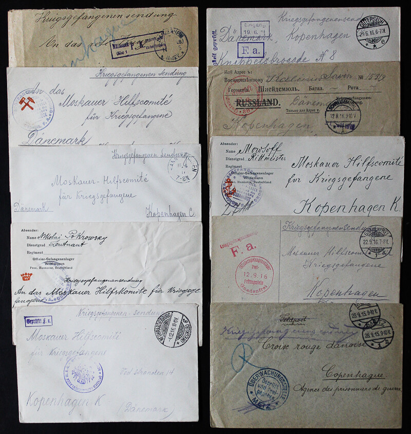 Germany Stamps Selection of 55 Feldpost Covers Red Cross Censor Etc