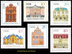 EBS East Germany 1969 – Beautiful Buildings (III) – Bauwerke – 1434-1439 – MNH*