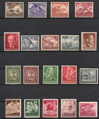 Germany Stamps 1925-1945 Collection Of 48 Stamps Used/Mint Hinged