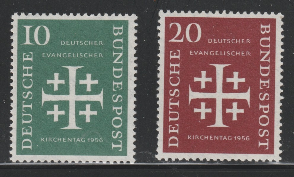 Germany 1956 # 744-45 MNH OG