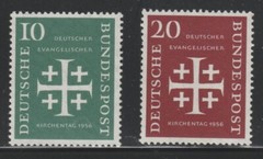 Germany 1956 # 744-45 MNH OG