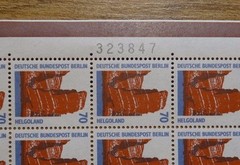 Berlin No. 874 mint never hinged complete sheet SWK sights Michel €350