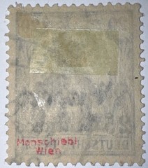 Travelstamps; GERMANY OFFICES IN MOROCCO OP SIGNED 25c on 20pf WMK Used