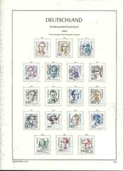 FRG 1960 – 1990 Canceled Collection In Leuchtturm Unfolded Print Album