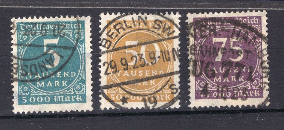 DR-Infla 274/76 Authentic Expert Checked 36EUR Stamped Used
