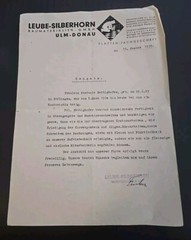 WW2 WWII German Third Reich Employment Recommendation Document Letter 1937