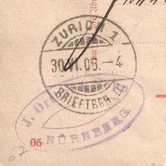 Germany Bavaria Postal Stationery Postcard Nurnberg Machine Cancel Switzerland
