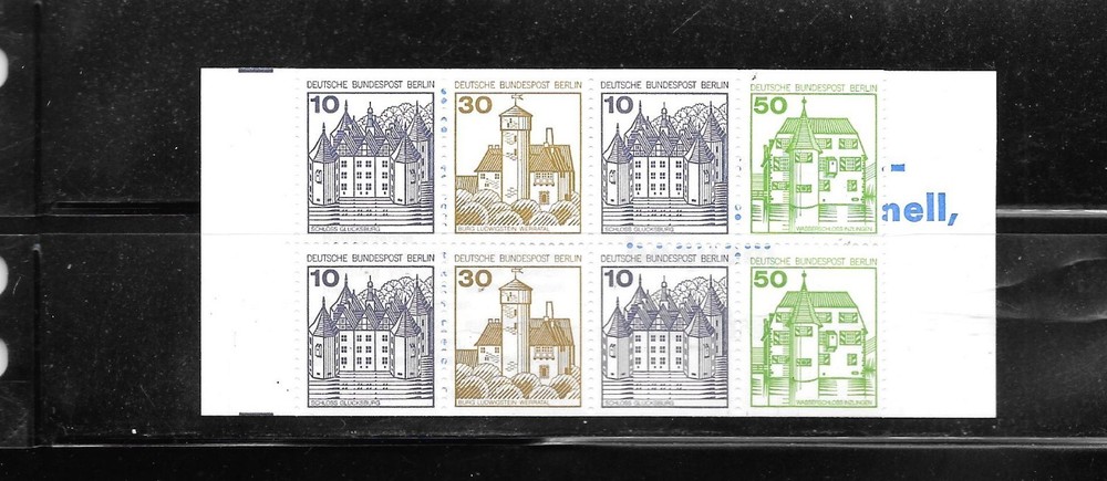 GERMANY GERMAN SC#1231a 1977-9 MNH XF OLD VINTAGE DEFINITIVE BOOKLET