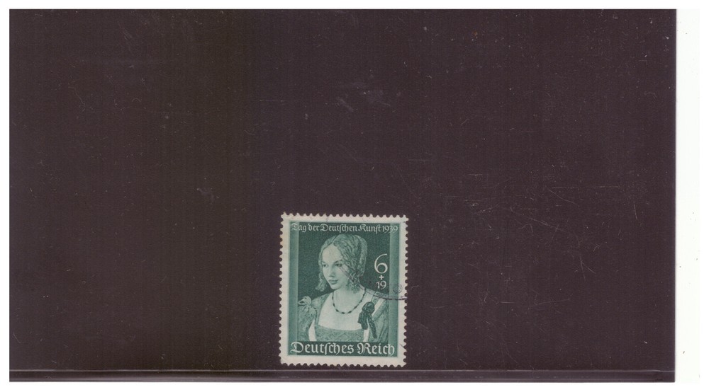 GERMAN THIRD REICH SC.B146 1939 VENETIAN WOMAN BY ALBRECHT DURER USED YE23