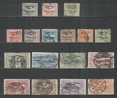 Germany Upper Silesia 1920 Michel Nr. 13 – 29 used stamps