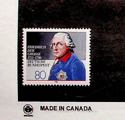 GERMANY Sc 1469 NH ISSUE OF 1986 – KING FREDERICK THE GREAT – (AF24)