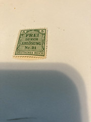 Germany 5 Pfennig Unused Postage Stamp – Frei Durch Ablosung Nr. 21 – Prussia