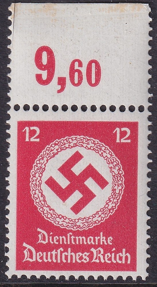 Stamp Germany Official Mi 172 1942 WWII 3rd Reich War Era Top MNH