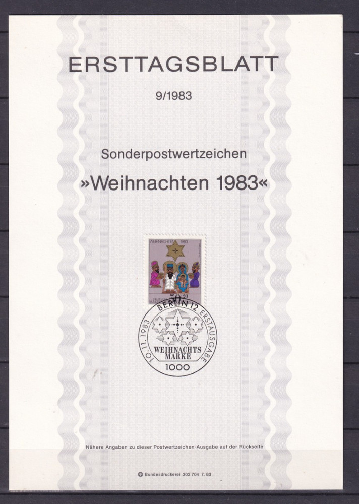 Berlin ETB 707 Christmas 1983