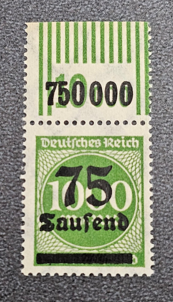 Stamp Germany Reich FREIMARKE 75 000 Mark 1923 Mi. Nr. 288 [🇩🇪37411]
