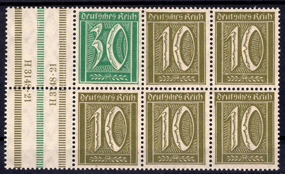 DR HBL36 MNH Post Fresh Briefmarken Zusammendrucke Tadellos