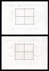GERMANY 1936 TWO OLYMPIC SOUVENIR SHEETS WITH FDC CANCELS SC. #B91–B92 NH