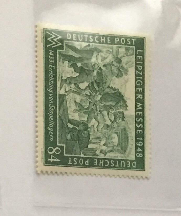 Leipzinger Messe Deutsche Post 1948 ***UNCANCELLED***