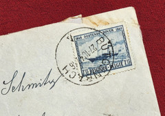 Belgium Belgie Cover envelope w Mail boat stamp Bütgenbach cancel stamp 1947
