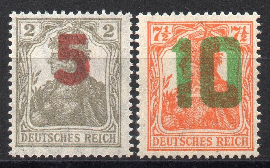 Dt.Reich-Post in Poland Gniezno Provisional MNH SIGNED