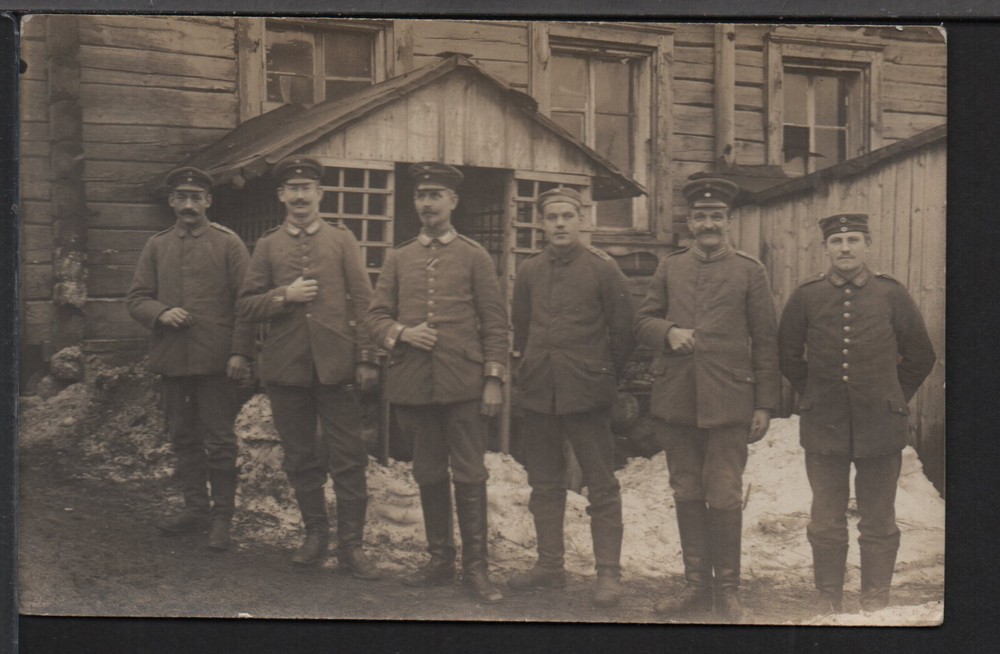 ✔️ GERMANY REICH WWI SOLDIERS EXCELLENT RARE AGED MILITARY POSTCARD