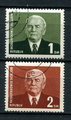 Germany – DDR : Wilhelm Pieck set from 1957 – CTO