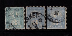 Germany Late 1890s 3p Berlin Private Post Used / 3 Cancel & Shades – S58666