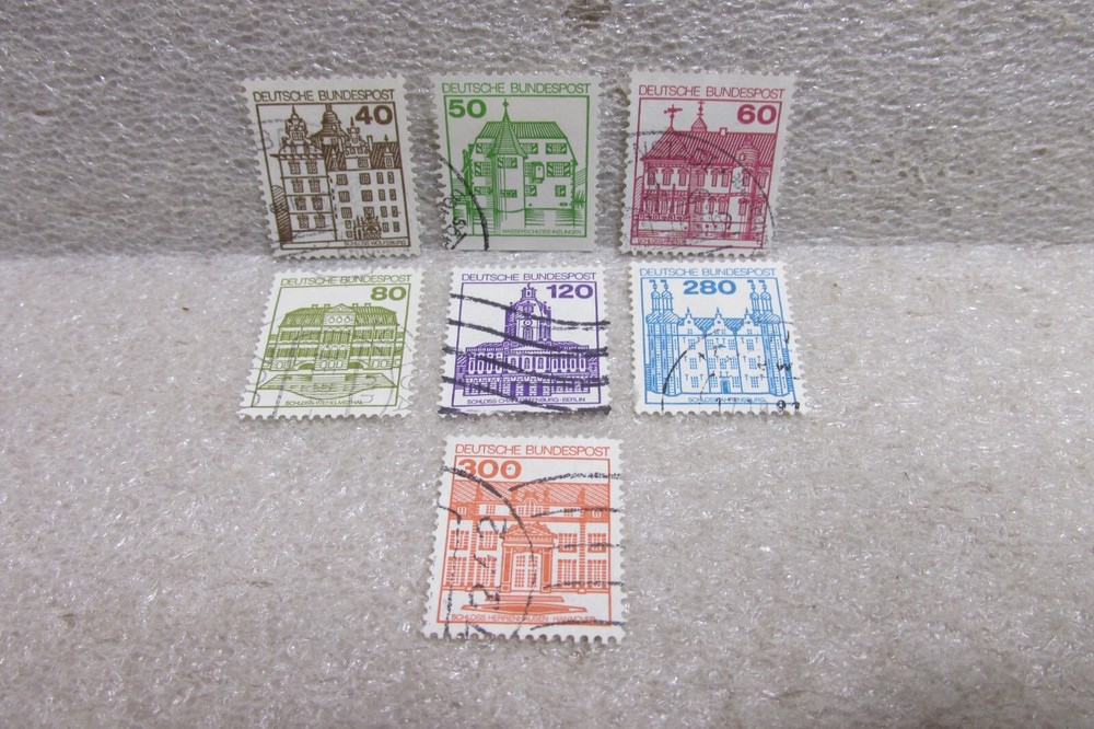 1979-1982 GERMANY CANCELLED SCOTT #1309-1313