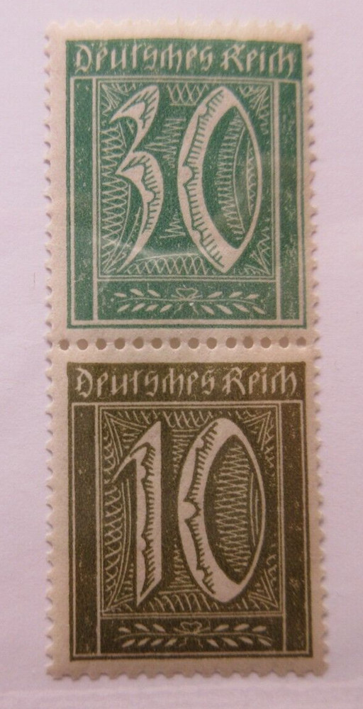 GERMANY Zusammendrucke, Michel: S33, MINT LIGHTLY HINGED, Lot26, Cat €6
