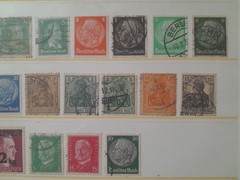 Germany. 102 different used postal stamps.