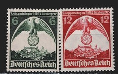 Germany Third Reich Symbol Eagle set 1935 MlH #465-6 CV$20 A-13