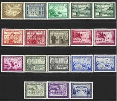 GERMANY 1939 #B148-#B159, Complete Set, including all A’s, Mint/LH-MNH SUPERB