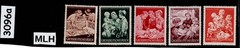 MLH Germany stamp set 1943 & 1944 Mother & Children Winter relief WWII #3096a