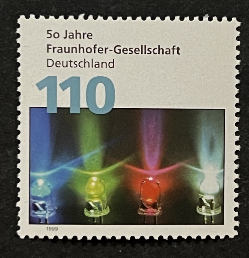 Travelstamps: 1999 Germany Stamp Sc #2033 50th Anniv. Fraunhofer Society MNH OG