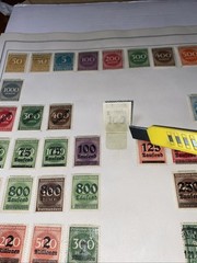 GERMANY ~several (82) German Reich ~ Saufend Stamps ~ c.1920’s Full Page 2 Side