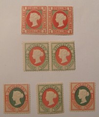 Heligoland.Lot of official reprints.Singles,pairs.MNH.See description.