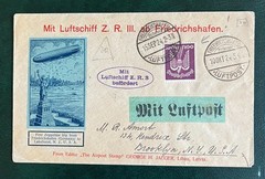 Zeppelin Z.R.3 1924 RRR letter to Brooklyn NY
