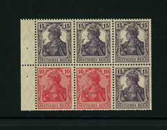 Germany Scott # 100B Booklet Pane VF OG NH MNH Stamps Cat $275