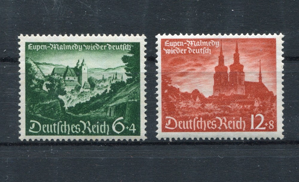 GERMANY 3rd RECIH 1940 REUNION OF EUPEN & MALMEDY SCOTT B174-B175 PERFECT MNH