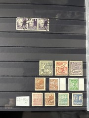 GERMANY DEUTSCHE REICH STAMP COLLECTION + STATE STAMP IN STOCKBOOK USED, MH, MNH