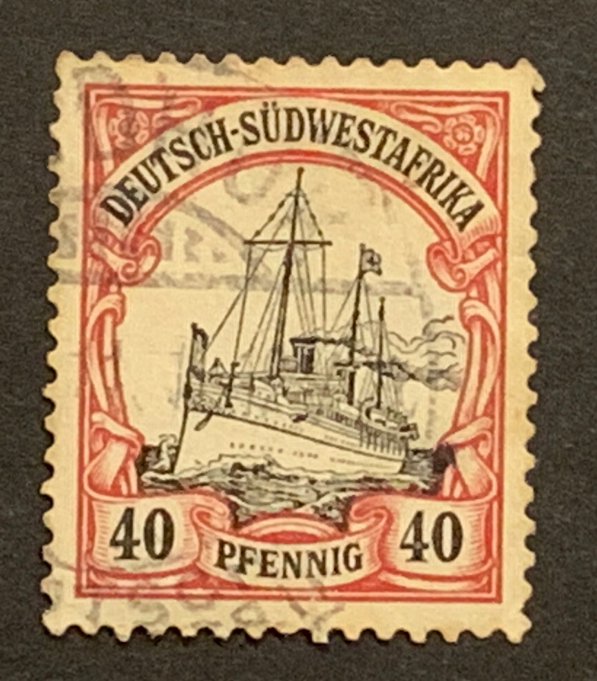 Travelstamps: GERMANY SOUTH WEST AFRICA STAMPS Kaiser’s Yacht Used UnWMK