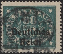 Stamp Germany Official Mi 040-50 Sc O58-68 1920 Dienst Reich Bavaria WWII Used