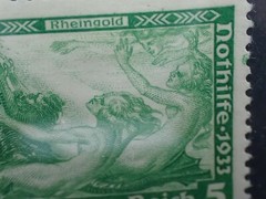 Nazi Germany 1933 Wagner Das Rheingold Stamp 5 Pfg 501A MH pre-WW2 Third Reich