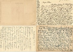 Germany 6 special postcards, 1931-59, Hamburg Am Werk, Freiherr Von Stein, Urlic