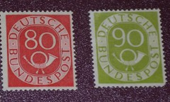 ALEMANIA freimarken POSTHORN COMPLET MNH -136 -70 USED- MNH